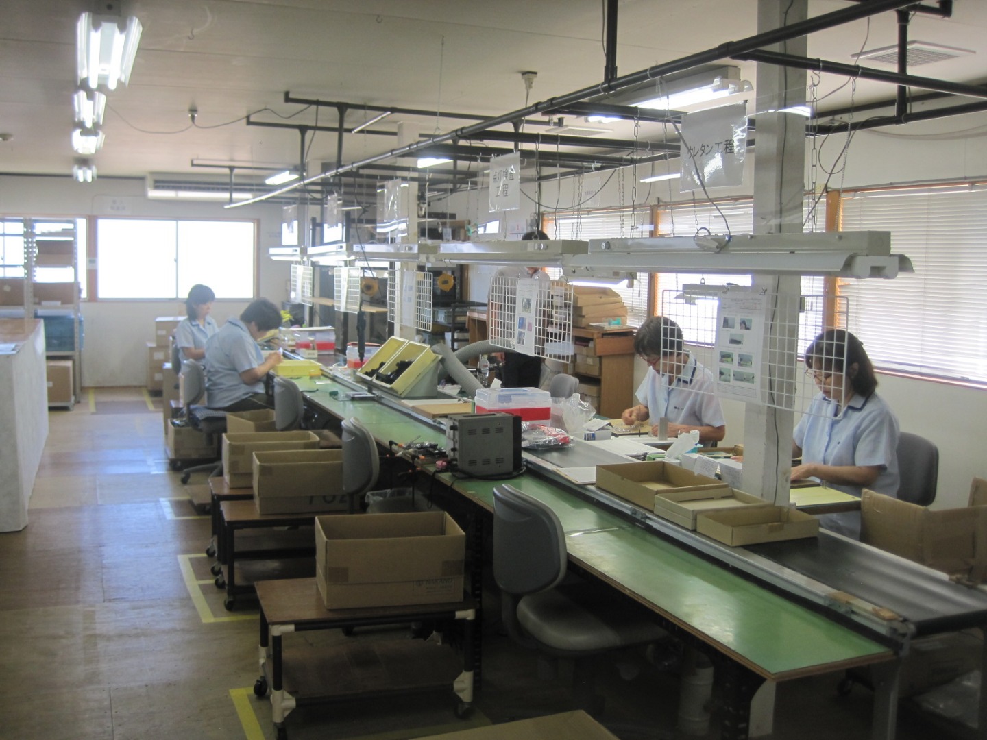 アクタス新潟工場 作業現場