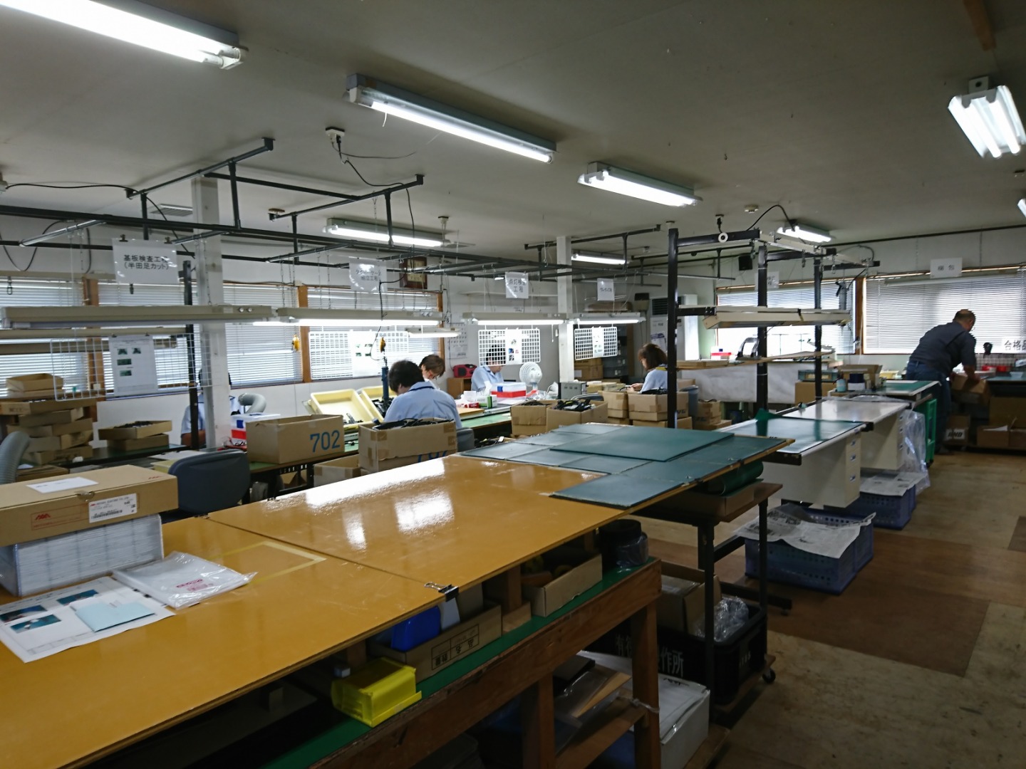 アクタス新潟工場 作業現場