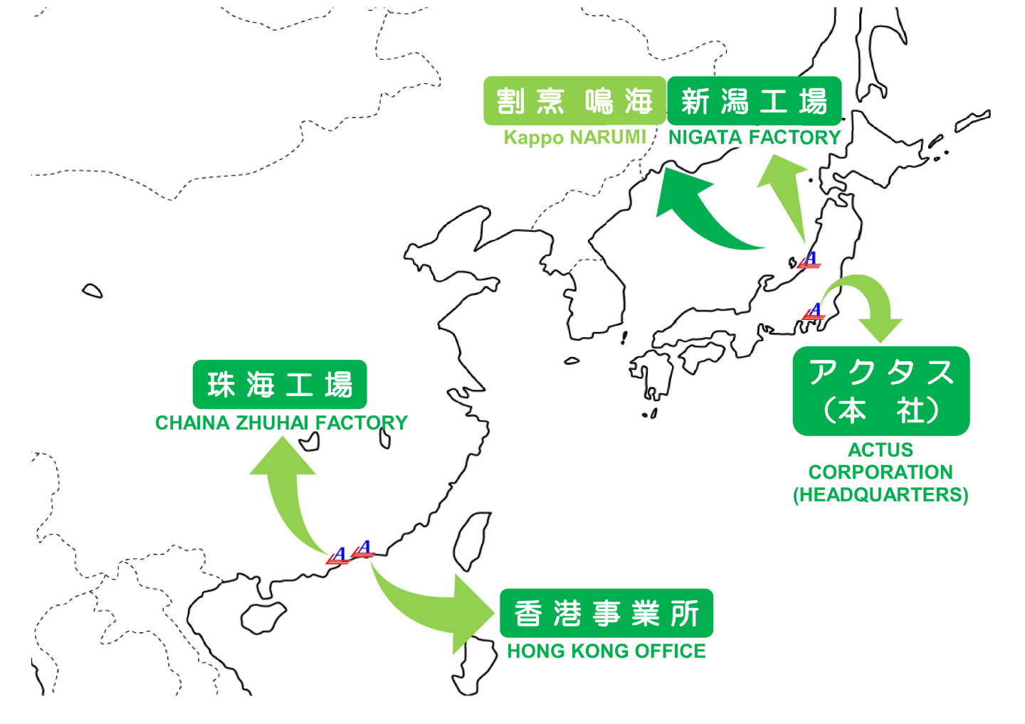 事業所及びグループ関連会社(国内拠点)